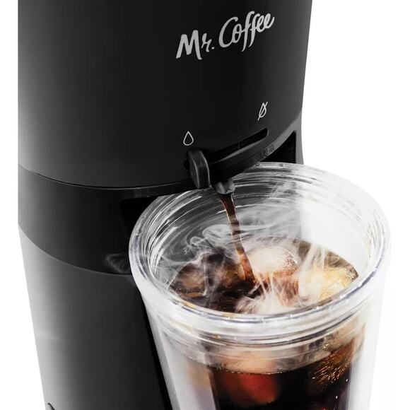 Mr Coffee Iced Coffee Maker with Reusable Tumbler and Coffee Filter, Black - Picture 2 of 2